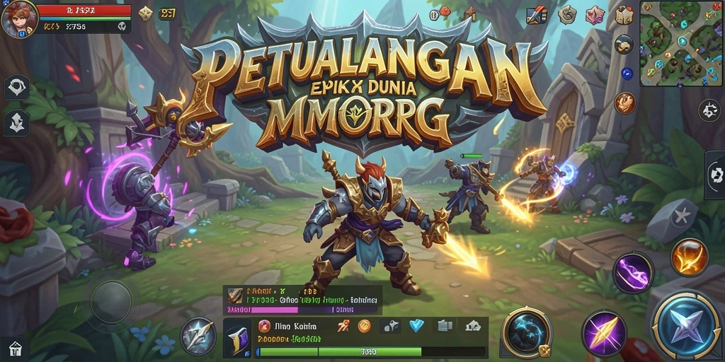 Tampilan gameplay menarik dari 2757 dalam dunia MMORPG.