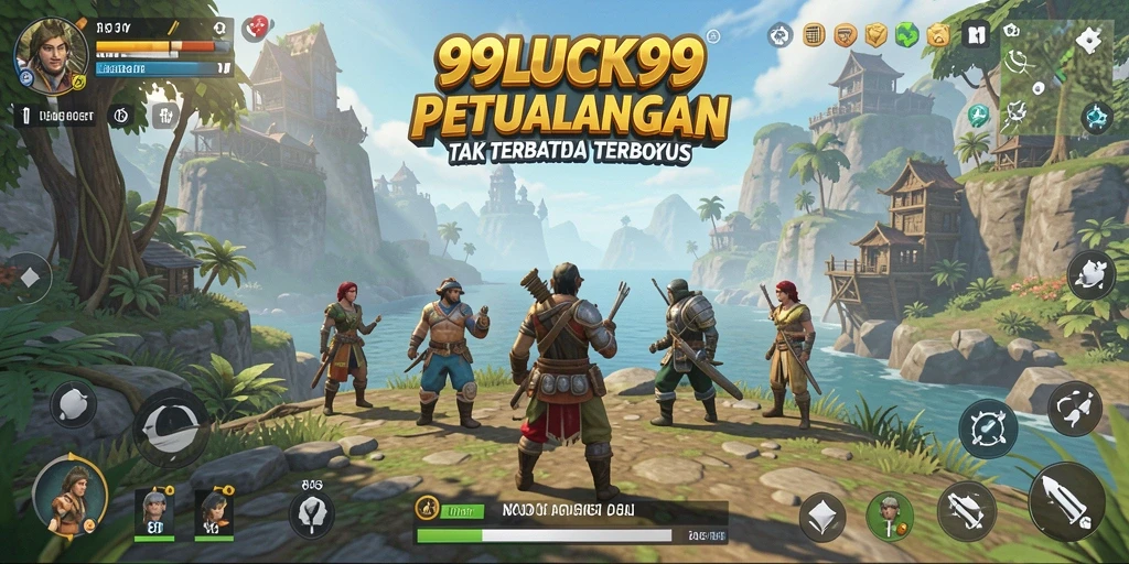 Tangkapan layar menampilkan petualangan seru dalam dunia Open World.