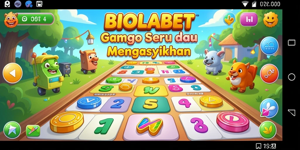 Tampilan seru gameplay Bingo di BIOLABET.