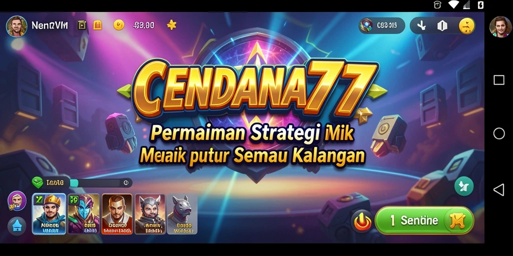 Tampilan gameplay menegangkan dalam CENDANA777 yang memikat.