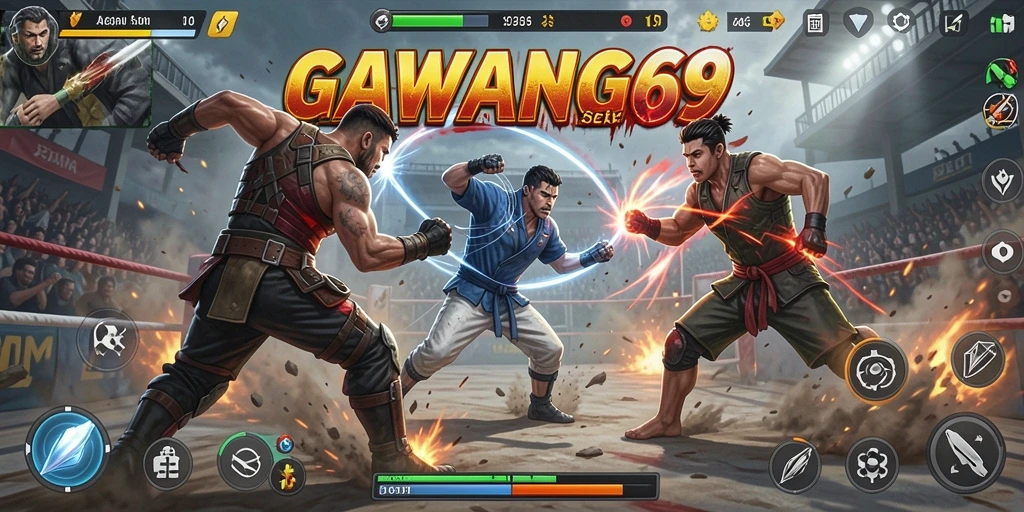 Gameplay GAWANG69 menampilkan pertempuran yang mendebarkan dan karakter yang kuat.