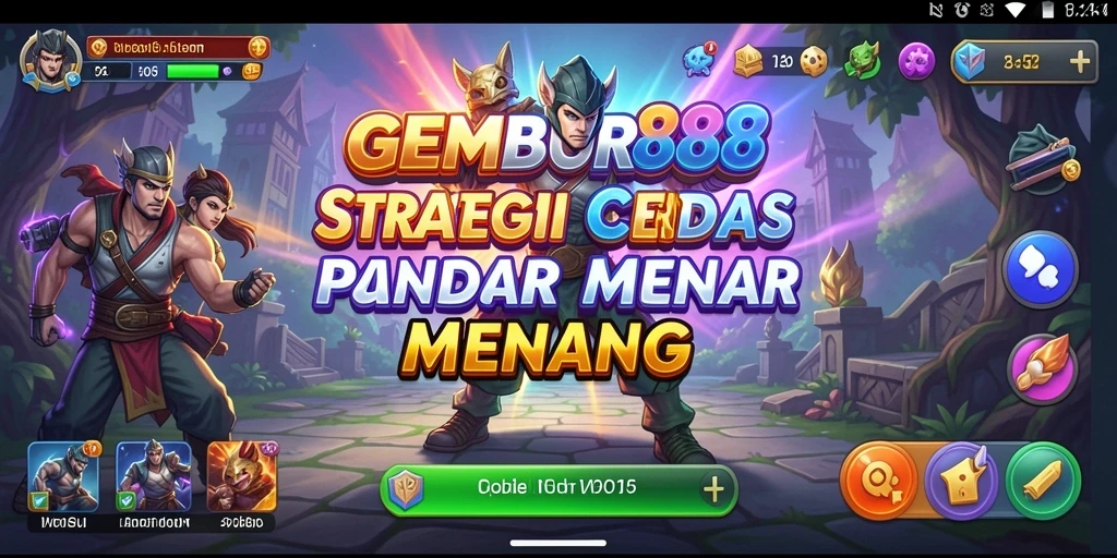 Screenshot menunjukkan momen penting dalam strategi permainan GEMBUR88.