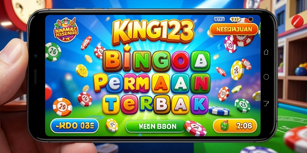 Tampilan gameplay KING123 yang seru dan mengasyikkan dalam permainan Bingo.