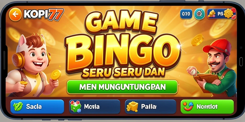 Tampilan gameplay KOPI77 yang seru di luar layar.