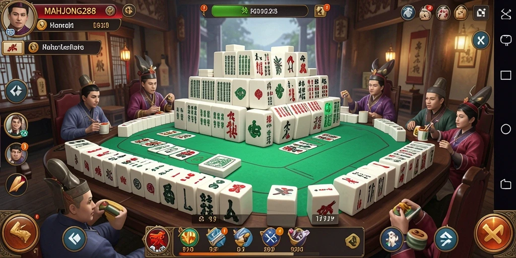 Screenshot gameplay <strong>MAHJONG288</strong> yang menunjukkan aksi petualangan seru dalam MMORPG.