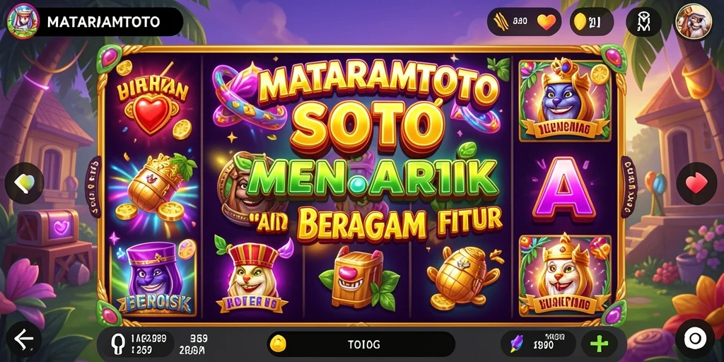 Tangkapan layar gameplay slot yang mendebarkan di MATARAMTOTO.