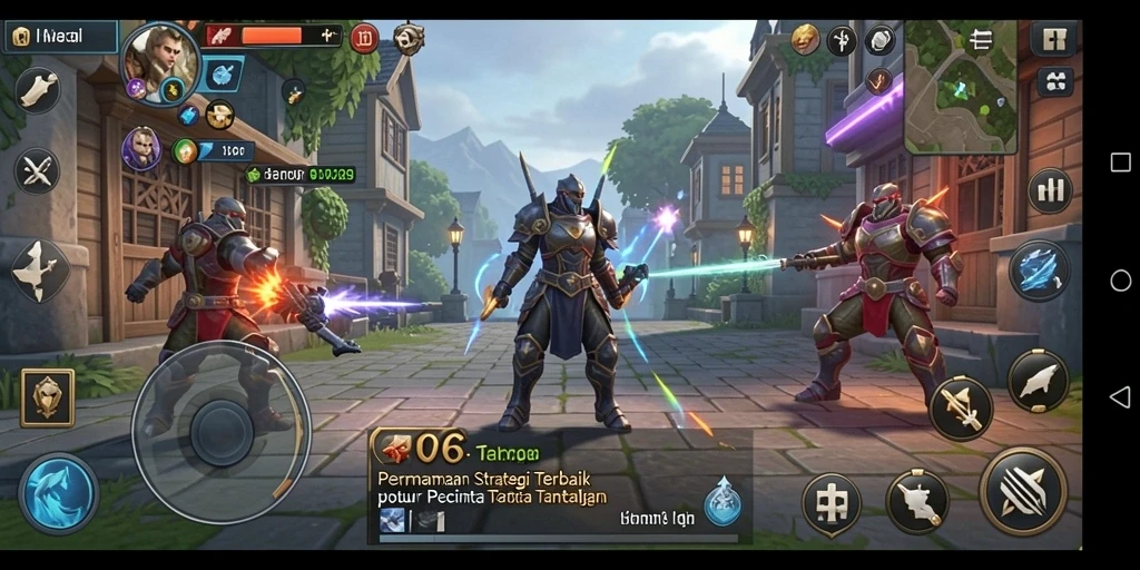 Tampilan gameplay N06 yang memukau dan menantang.