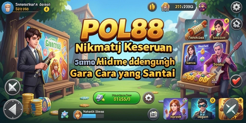 Tampilan screenshot gameplay POL88 yang menampilkan aksi santai dan menarik.