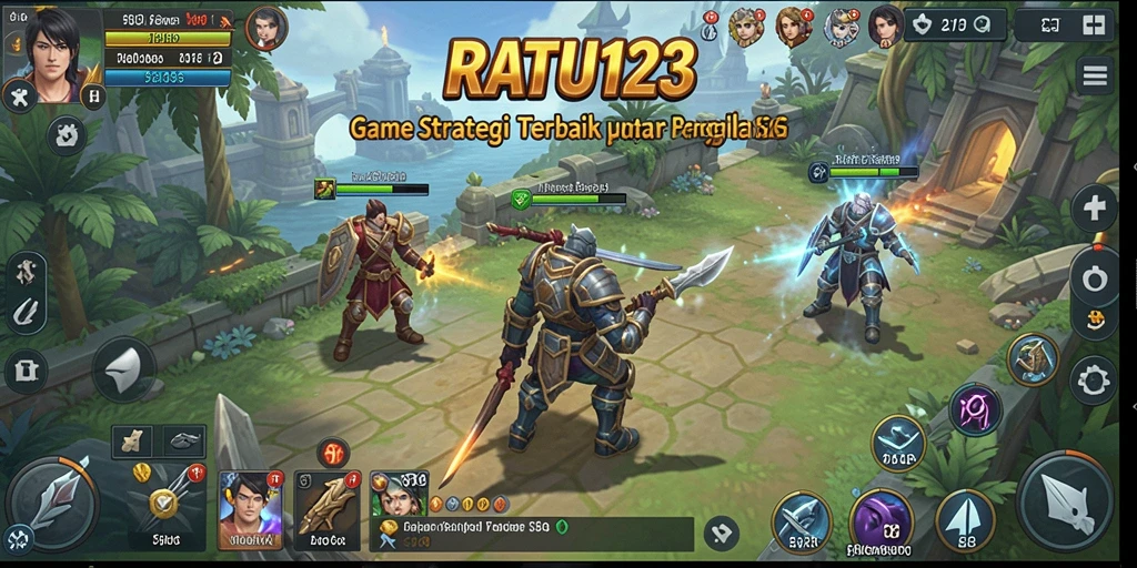 Tampilan gameplay menarik dari RATU123 dengan elemen strategi mendalam.