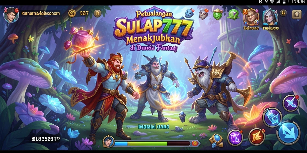 Tampilan gameplay SULAP777 yang menakjubkan dan penuh petualangan.